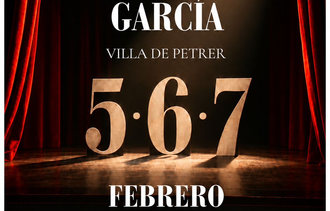 BASES I CERTAMEN DE TEATRO AFICIONADO DE PETRER “JUAN RAMÓN GARCÍA” 2027